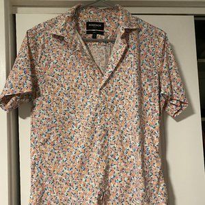 Floral Riviera Bonobos Slim Fit Small Short sleeved shirt